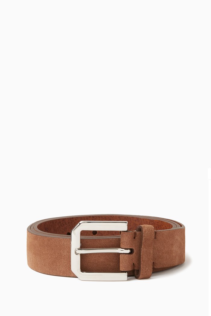 

Belt in Calfskin Leather, Brown