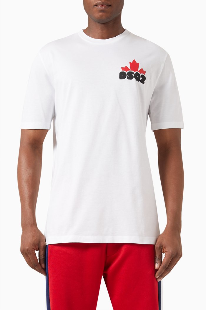 

Cool Loose T-shirt in Cotton, White