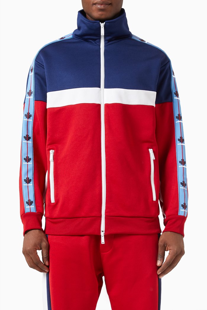 Technical Sweatshirt in Cotton Blend, Multicolour