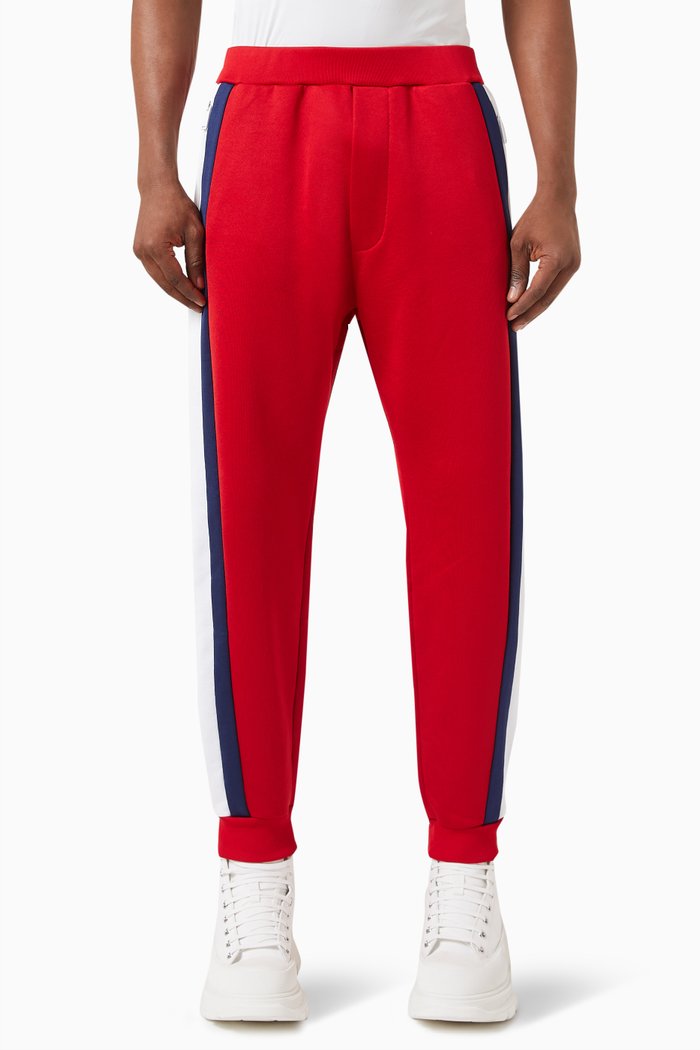 

Wash Technical Pants in Cotton Blend, Red