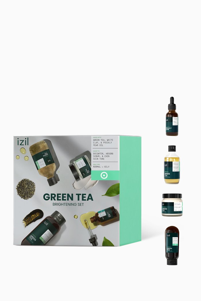 

Green Tea Brightening Set, Colourless