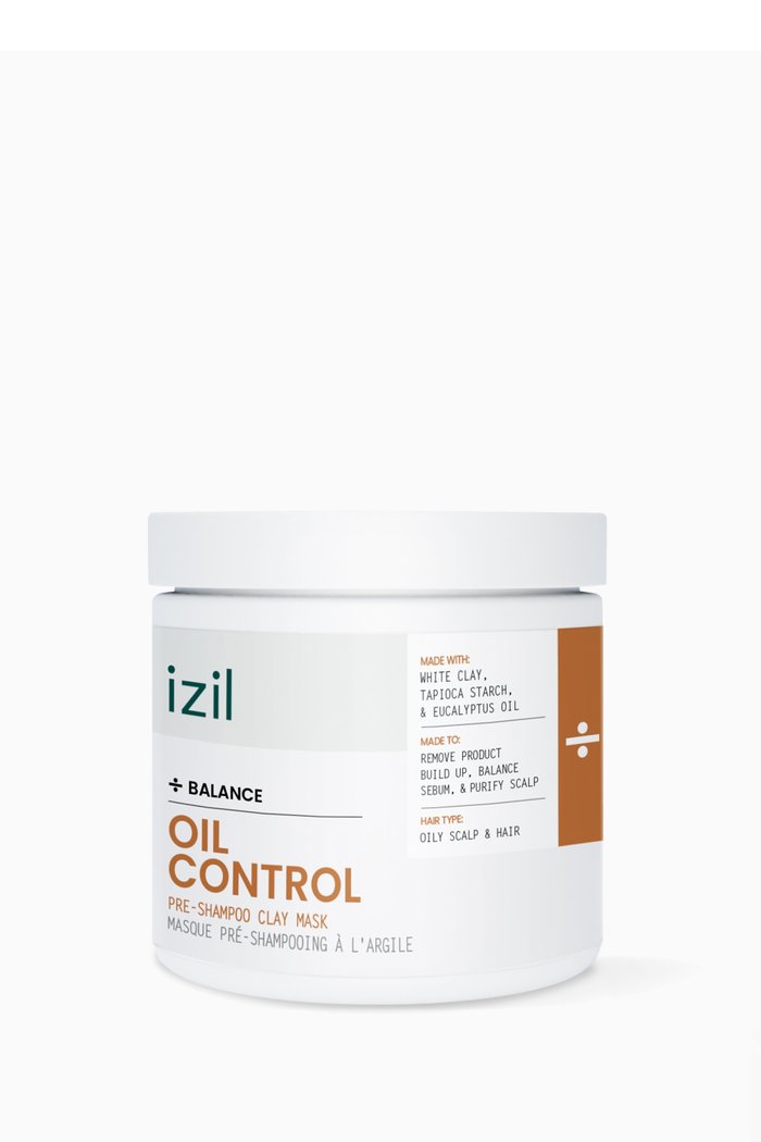

Oil Control Pre-Shampoo Clay Mask, 240g, Colourless
