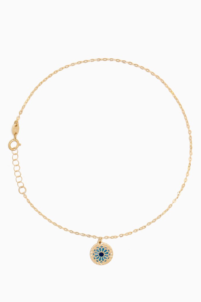 

Amelia Athens Anklet in 18kt Yellow Gold
