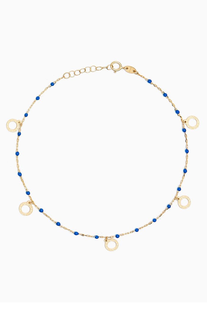 

Amelia Athens Anklet in 18kt Yellow Gold