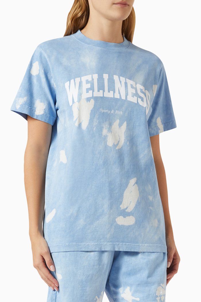 

Wellness Ivy T-shirt in Cotton-jersey, Blue