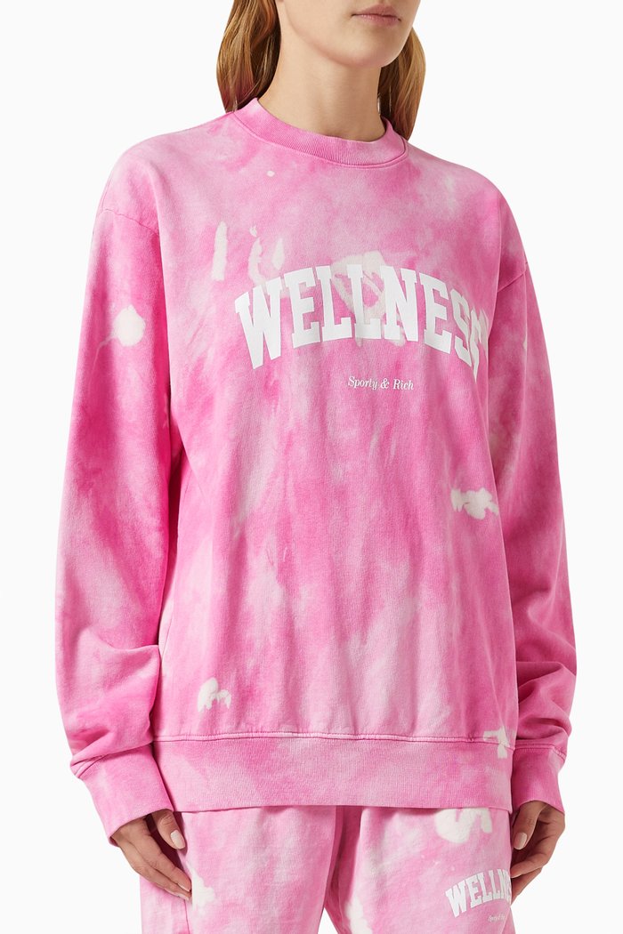 

Wellness Ivy Sweatshirt in Cotton, Pink