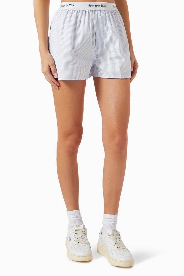 

Boxer Shorts in Cotton, Blue