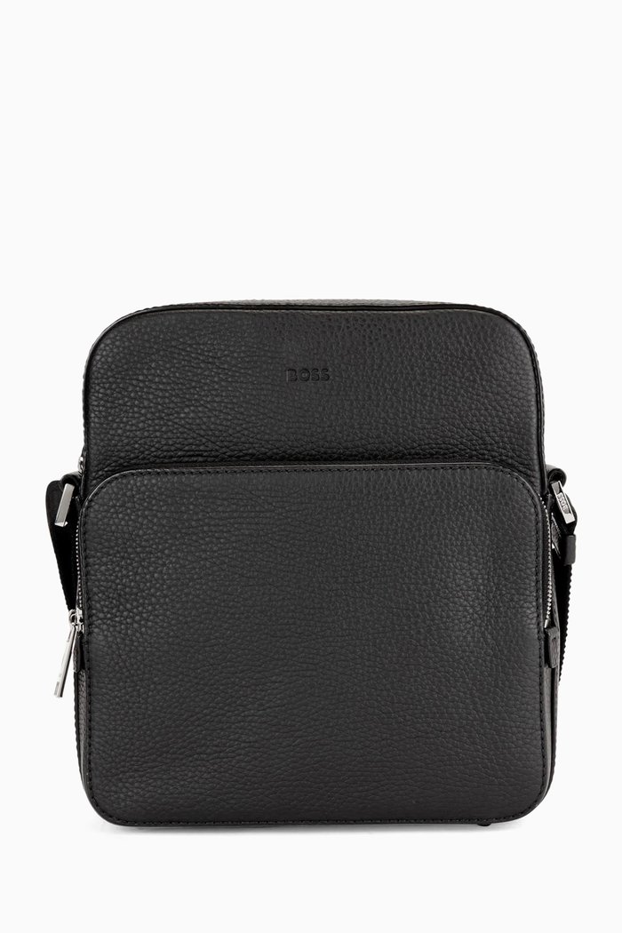 

Bolsa Reporter Bag in Calf Leather, Black