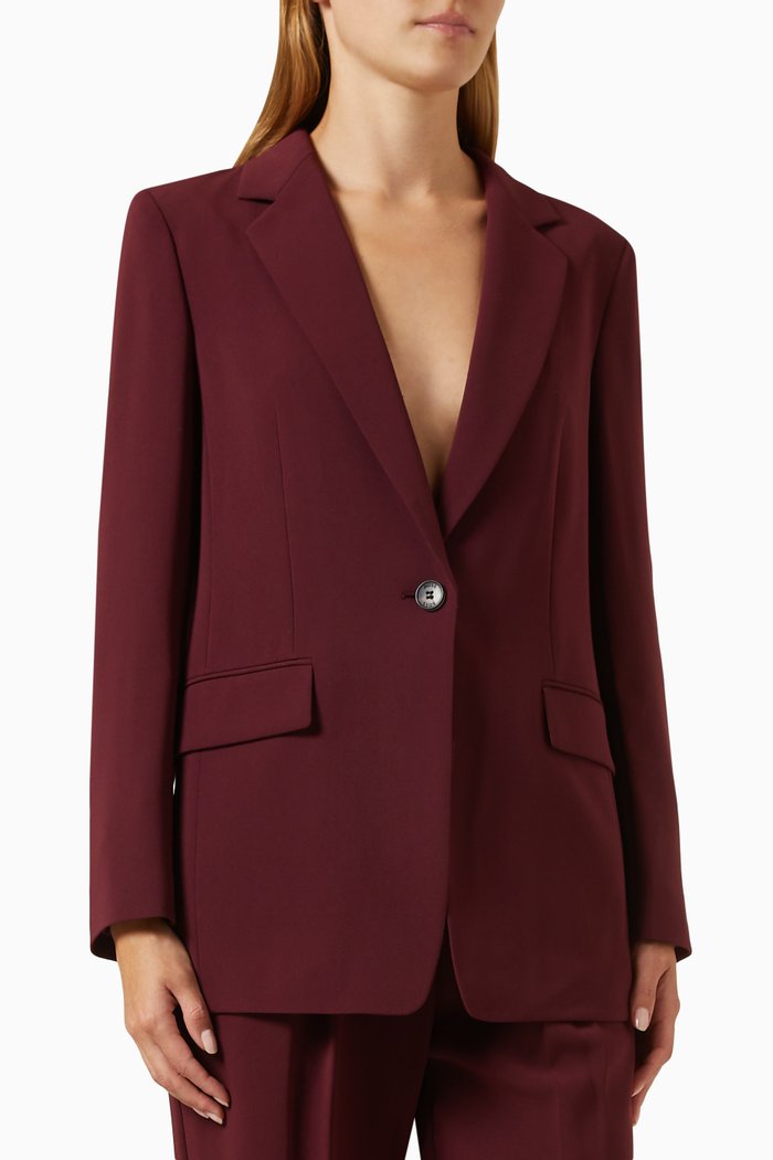 

Jacket in Crepe, Red