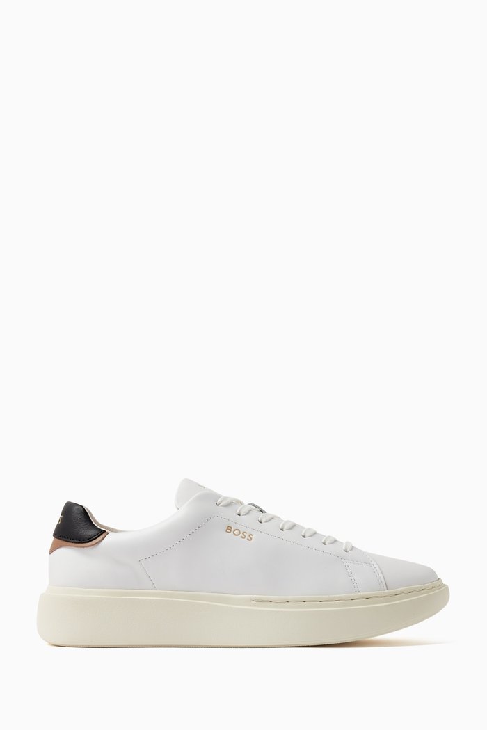 

Amber Run Low-top Sneakers in Leather, White