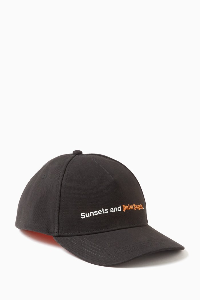 

Logo-embroidered Cap in Cotton, Black