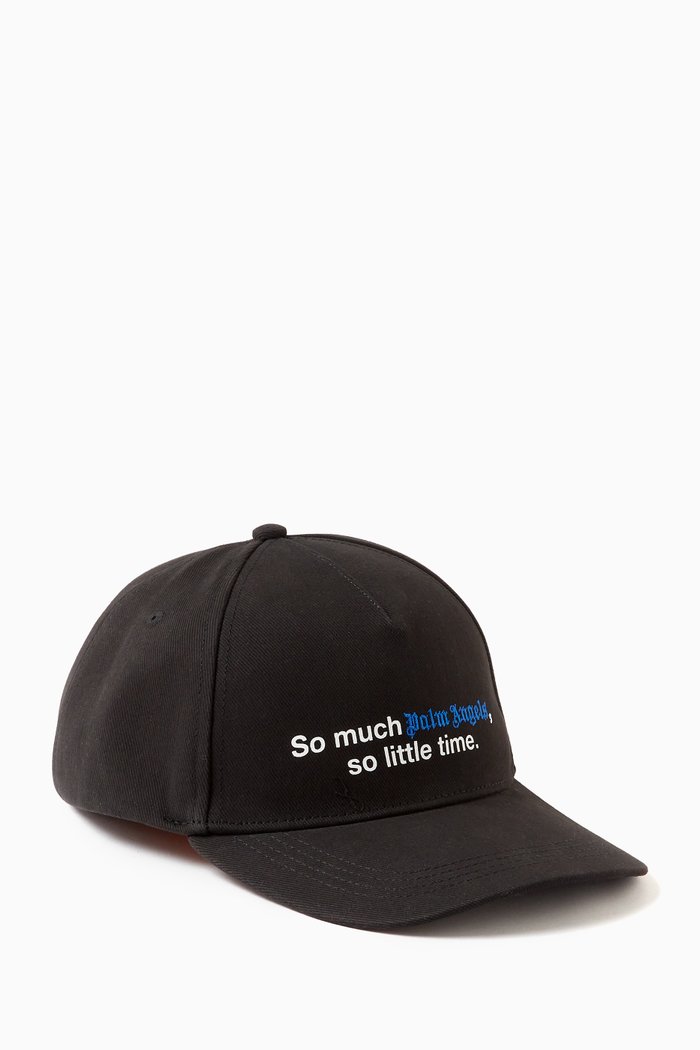 

Logo-embroidered Cap in Cotton, Black
