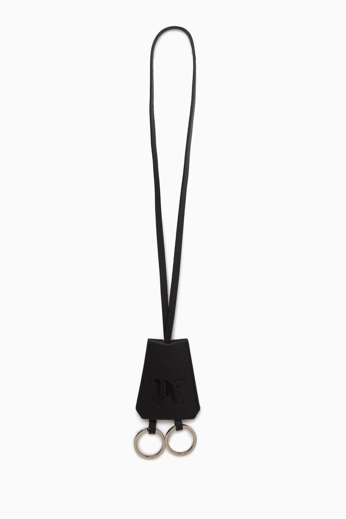 

Monogram Key Holder in Leather, Black