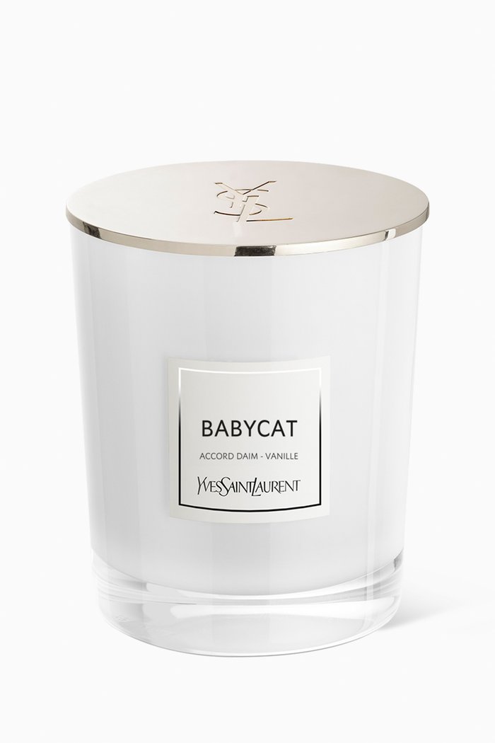 

Le Vestiaire des Parfums Babycat scented candle, 165g, Colourless
