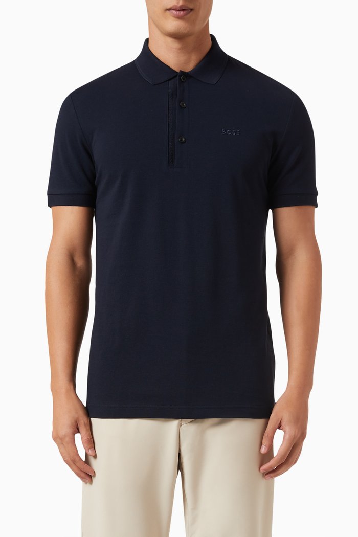 

Paule 4 Polo T-shirt in Cotton, Blue