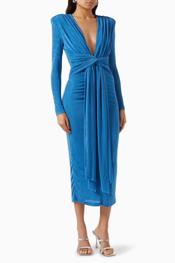 

Francis Dress in Jersey, Blue