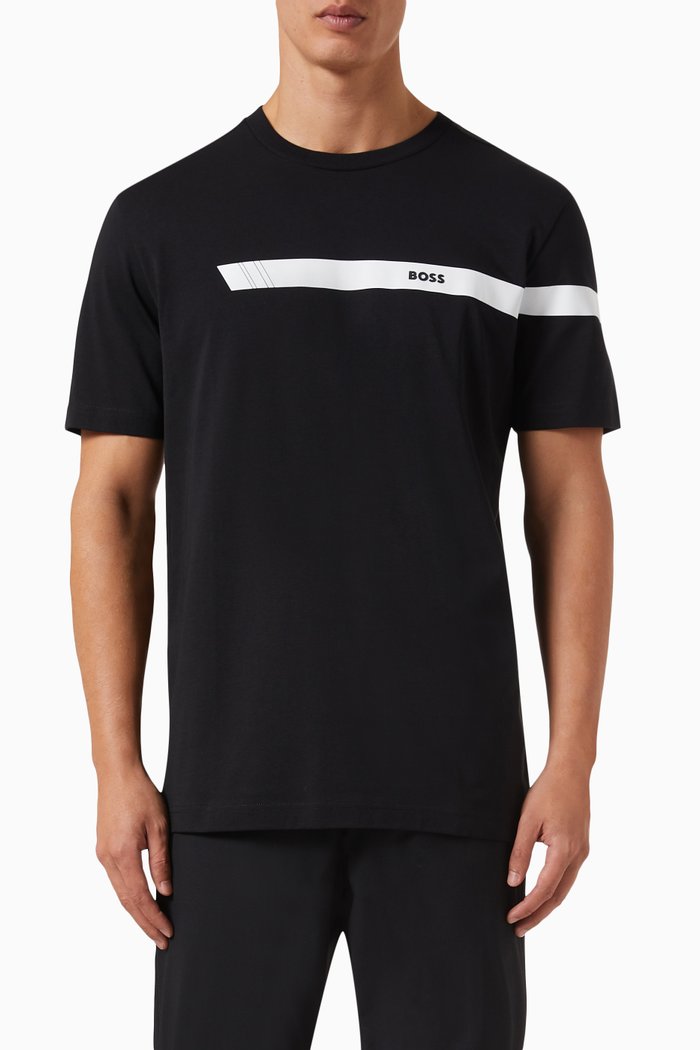 

Logo T-shirt in Cotton Jersey, Black