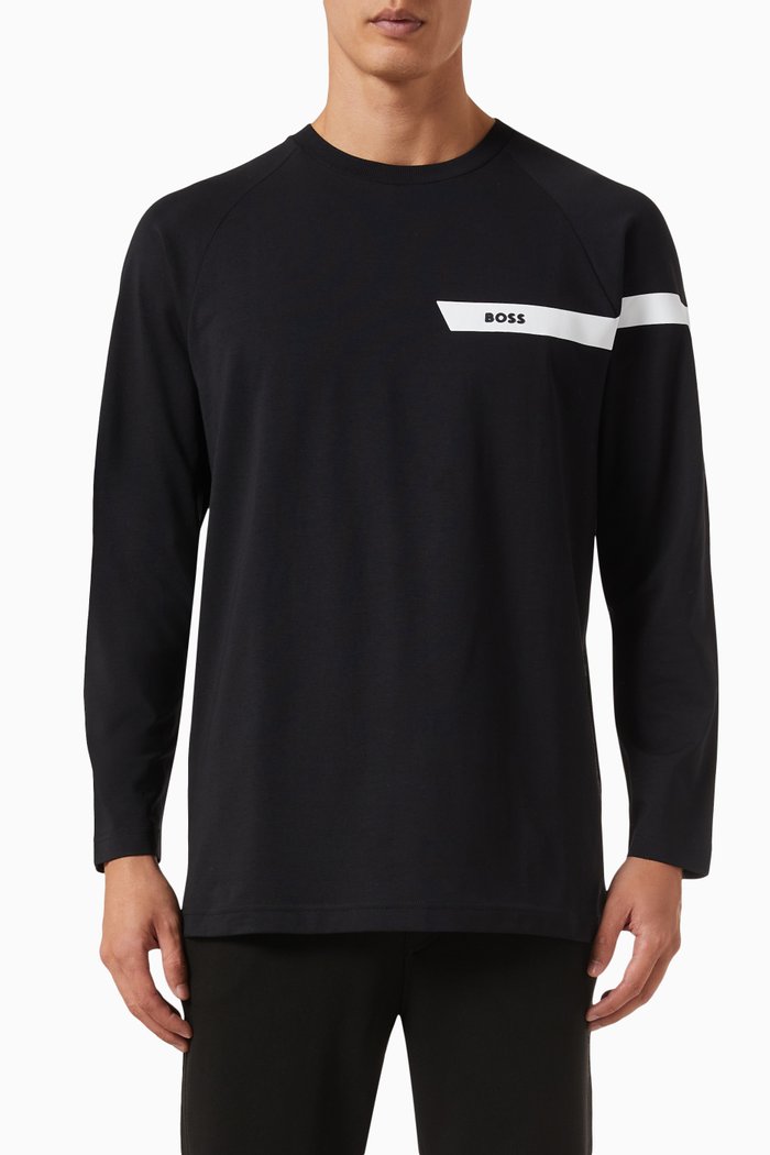 

Logo T-shirt in Cotton Jersey, Black