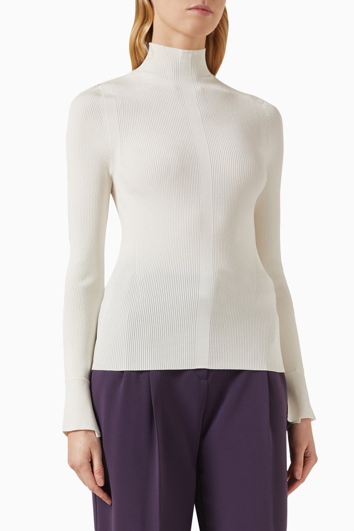 

Frescia Top in Viscose-knit, White