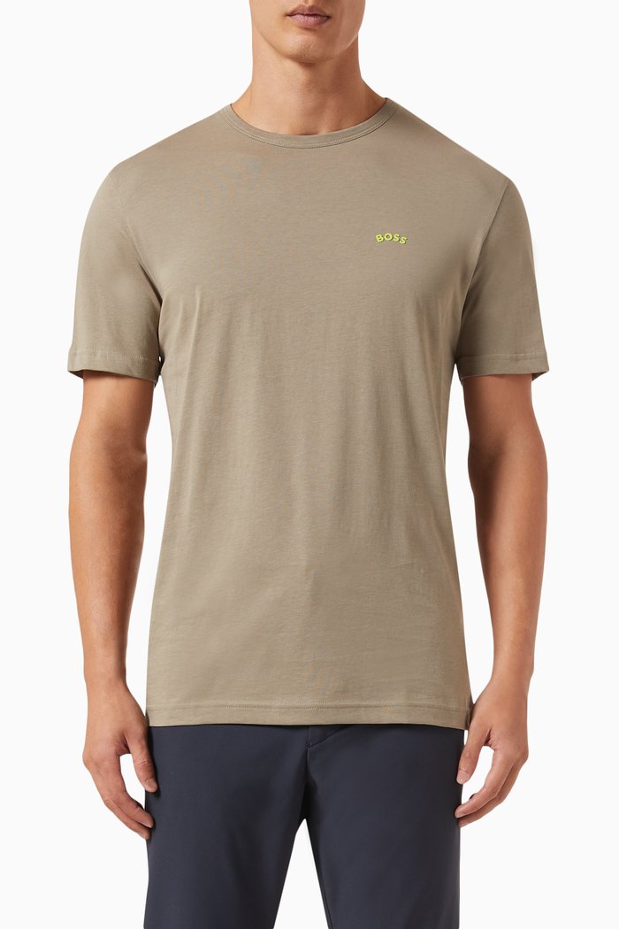 

Logo T-shirt in Organic Cotton, Green