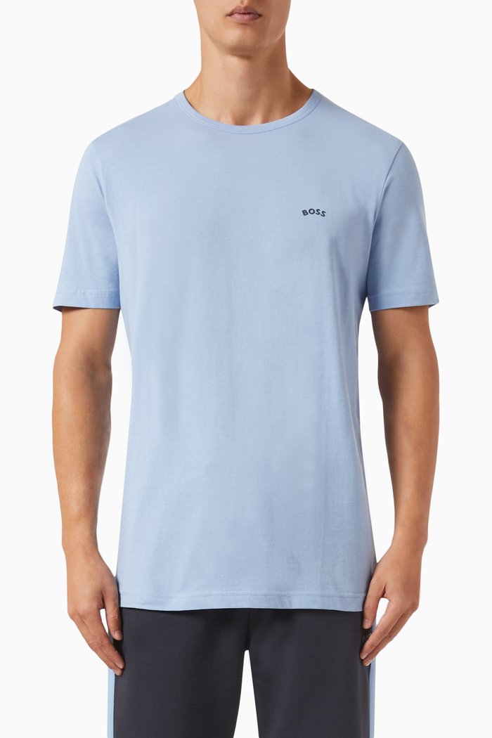 

Logo T-shirt in Organic Cotton, Blue