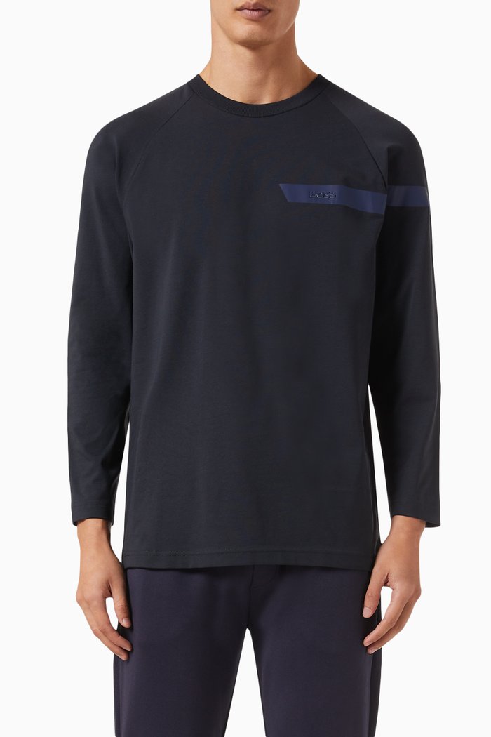 

Logo T-shirt in Cotton Jersey, Blue