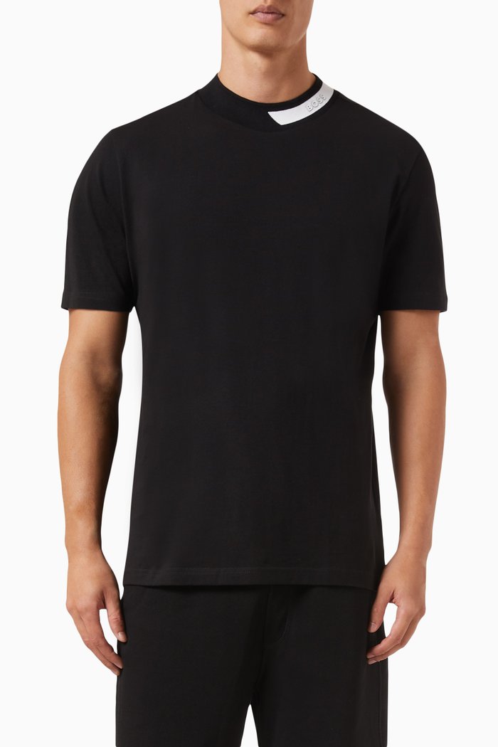 

Logo T-shirt in Cotton Jersey, Black