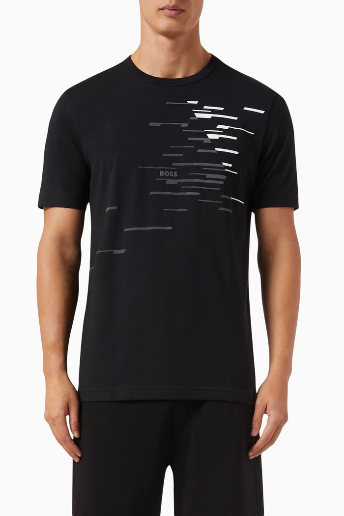 

Logo T-shirt in Cotton Jersey, Black