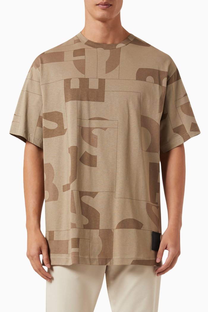 

Logo T-shirt in Cotton Jersey, Green