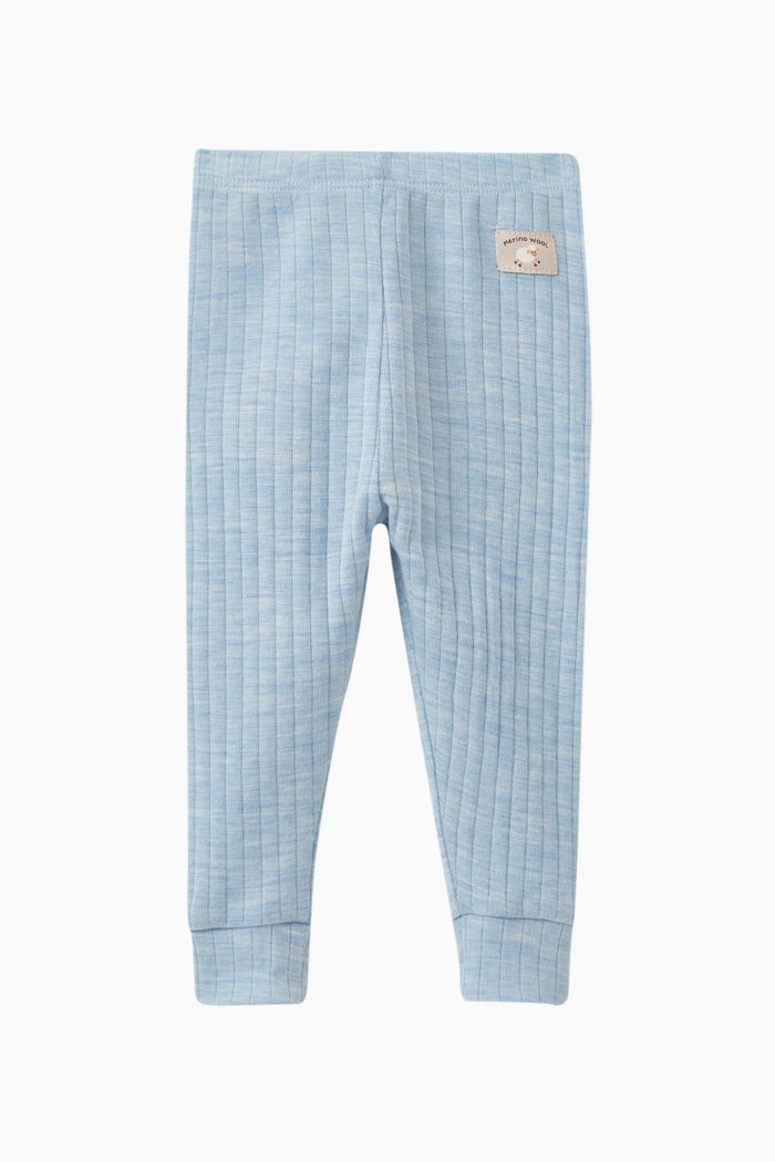 

Leggings in Merino Wool, Blue