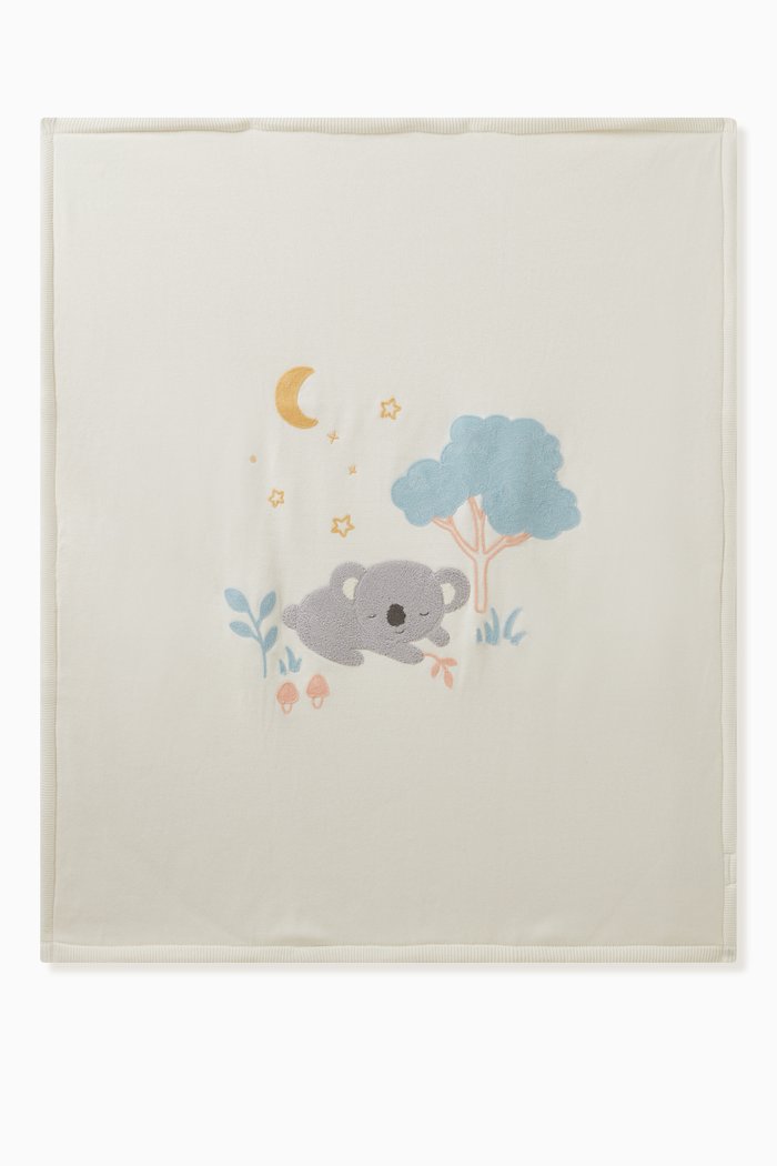 

Embroidered Baby Blanket, Blue