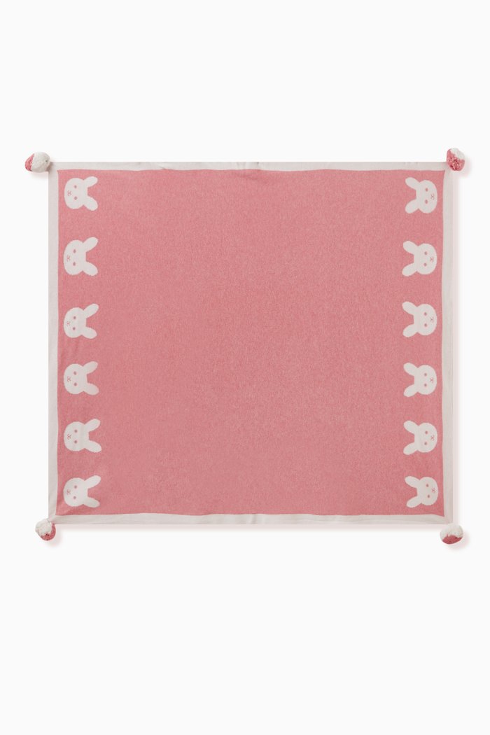Pom Pom Blanket, Pink