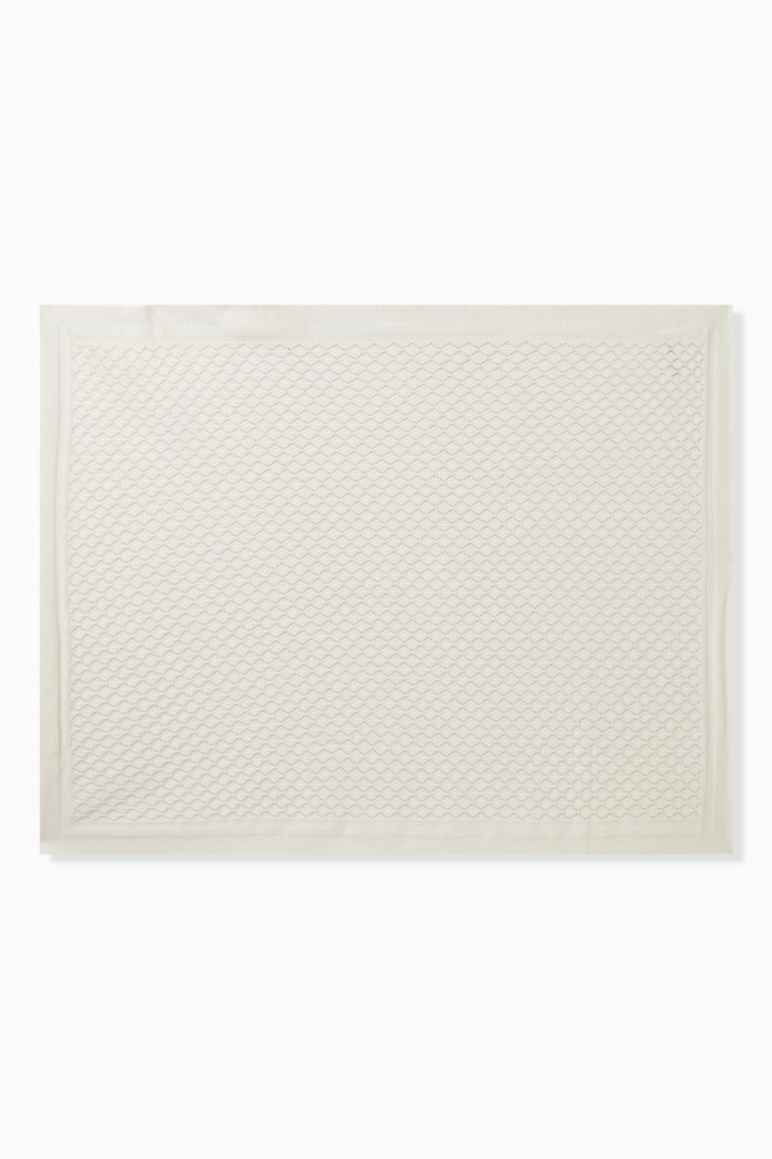 

Eyelet Blanket in Organic Cotton, Neutral