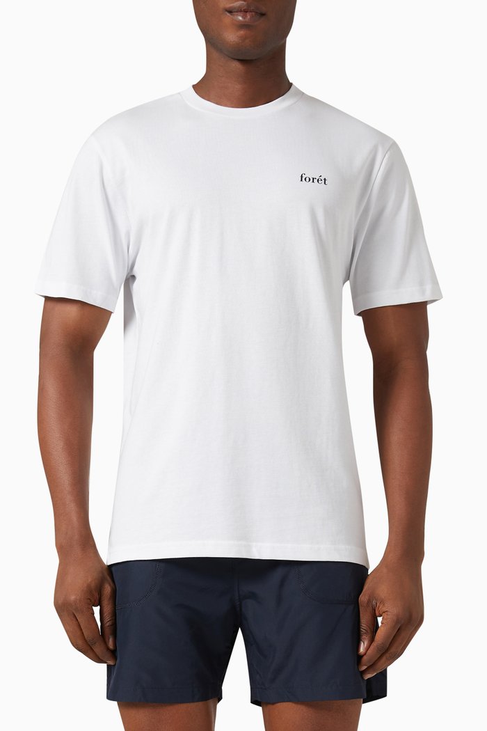 

Air Logo T-shirt in Organic Cotton, White