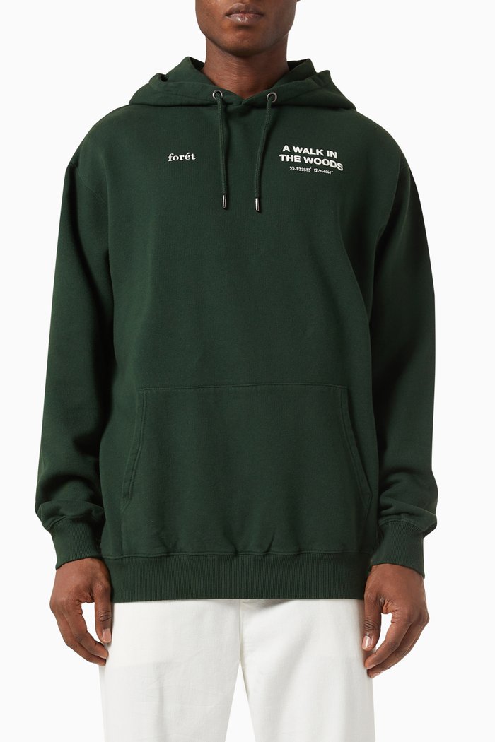 

Balance Hoodie in Organic Cotton, Green
