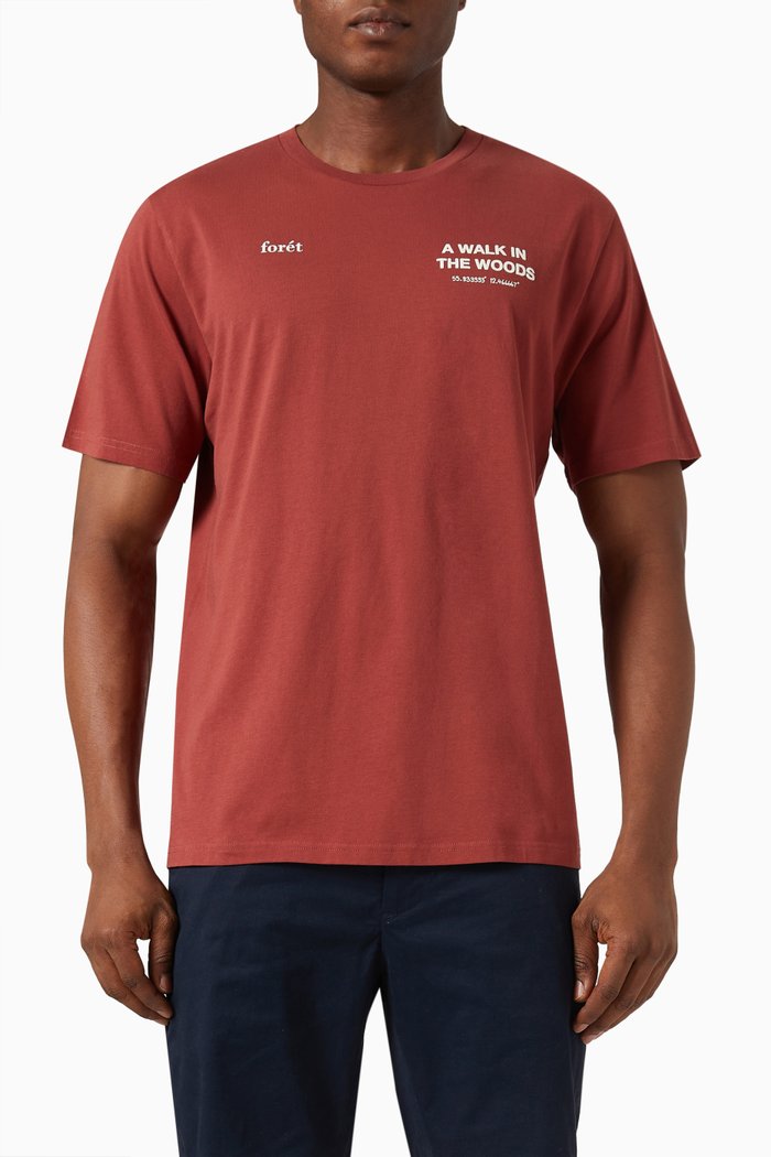 

Culture T-shirt in Organic Cotton, Red