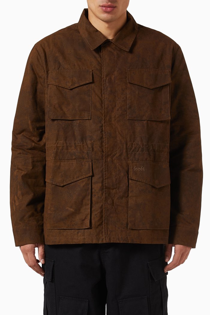 

Hike Field Jacket in Cotton, Brown