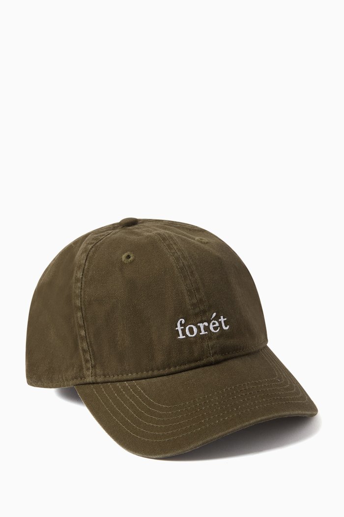 

Hawk Baseball Cap in Cotton, Green