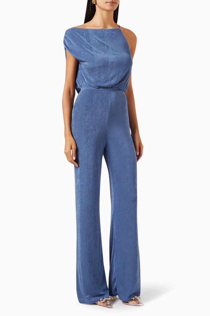 

Emer Off-shoulder Jumpsuit, Blue