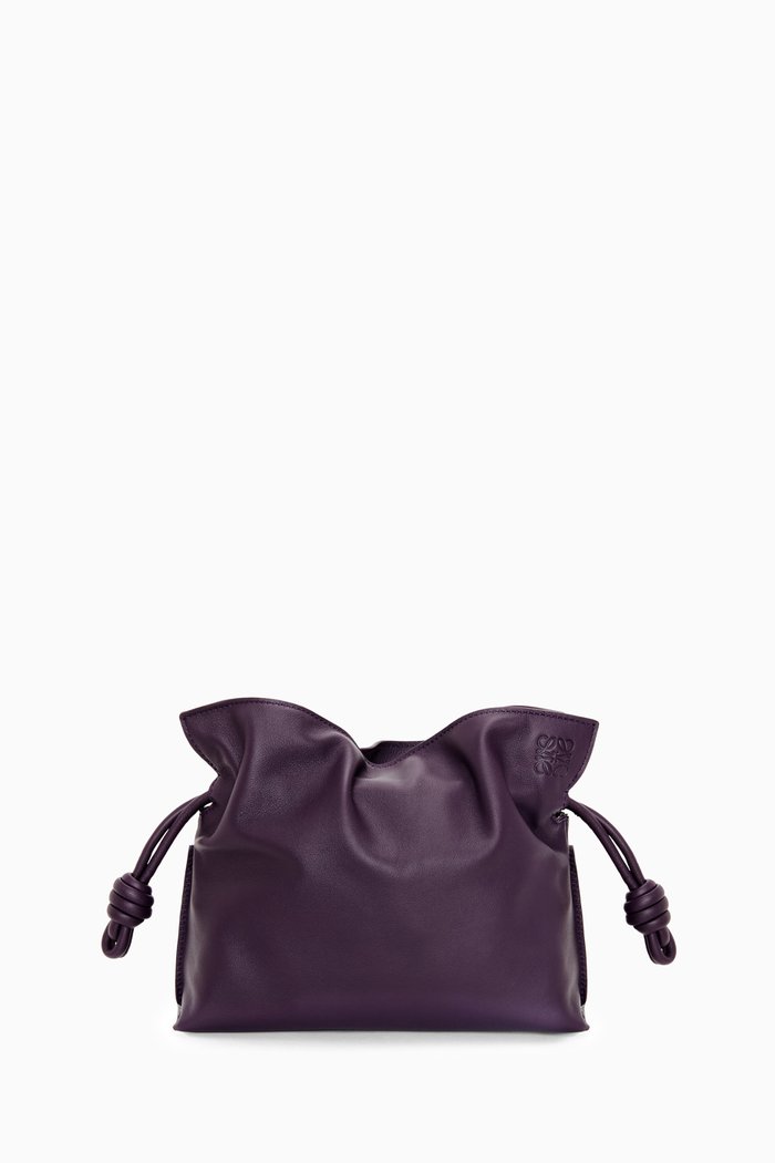 

Mini Flamenco Clutch in Nappa Calfskin, Purple