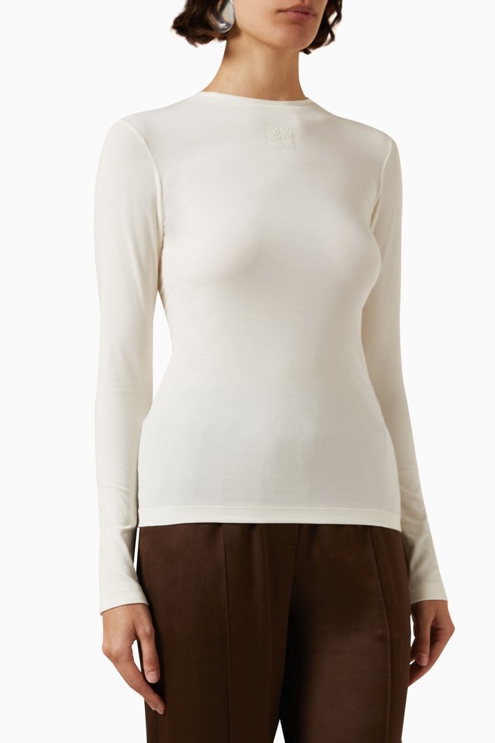 

Anagram Top in Modal-jersey, White