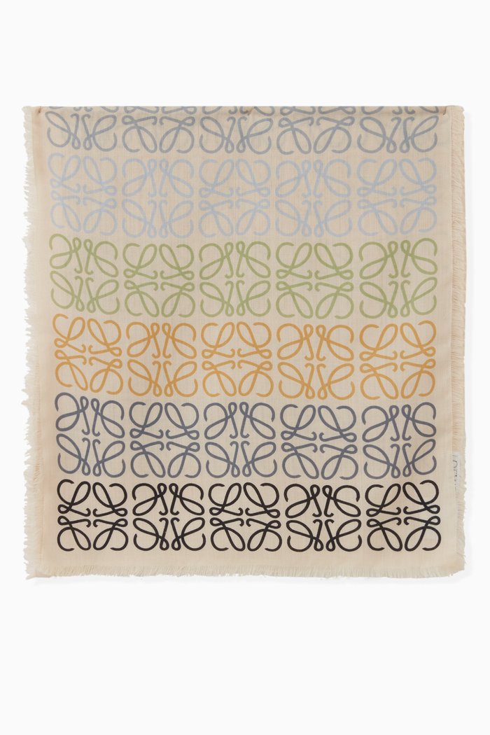 

Anagram Lines Scarf in Wool-blend, Multicolour