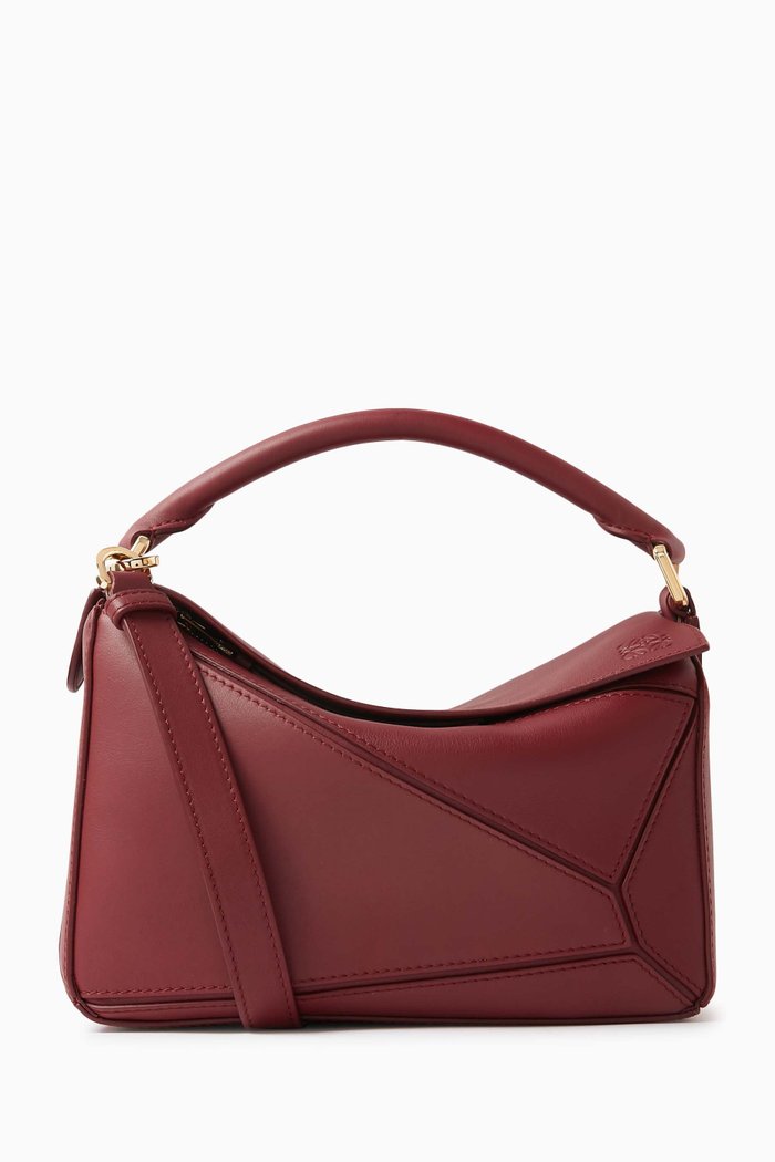 

Small Puzzle Bag in Classic Calfskin, Burgundy
