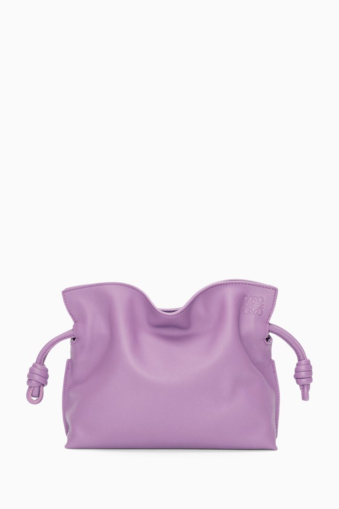 

Mini Flamenco Clutch Bag in Nappa Calfskin, Pink