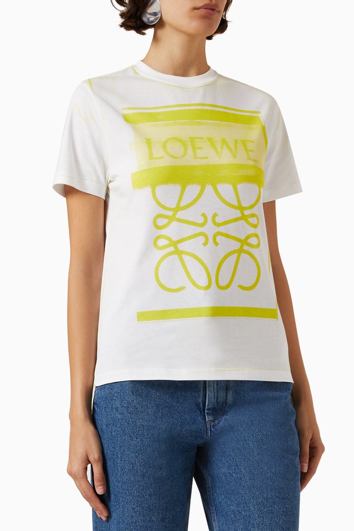 

LOEWE Anagram T-shirt in Cotton-jersey, White