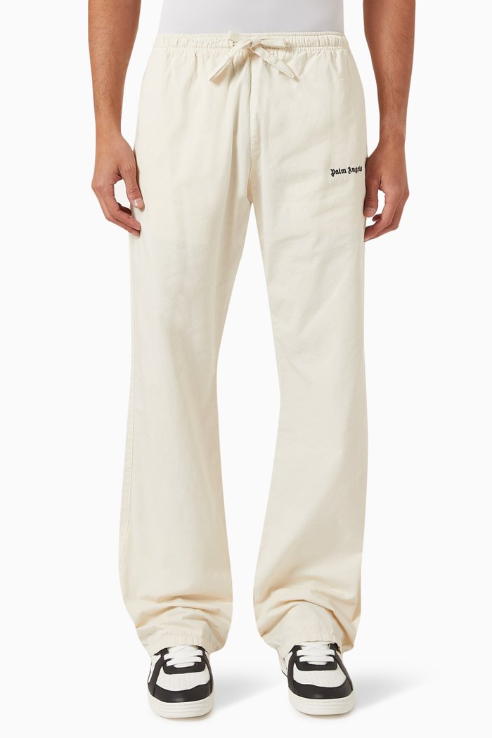 

Logo Travel Pants in Cotton, Neutral