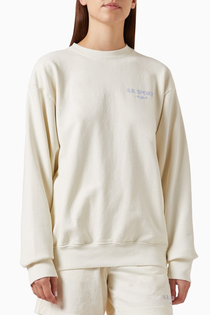 Wimbledon Sweatshirt in Jersey, Neutral