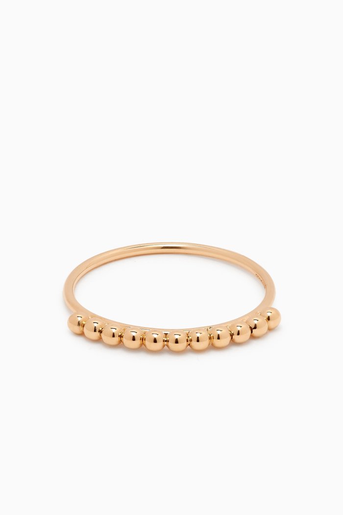 

Galeria Perla Beaded Ring in 18kt Yellow Gold