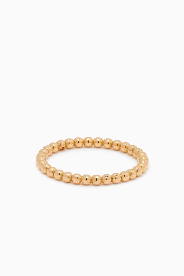 Galeria Perla Beaded Ring in 18kt Yellow Gold