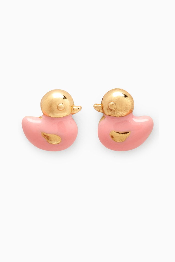 

Duck Earrings in 18kt Yellow Gold